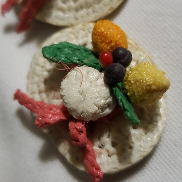 Vintage Crochet Hat Earrings - Picture 3 of 7